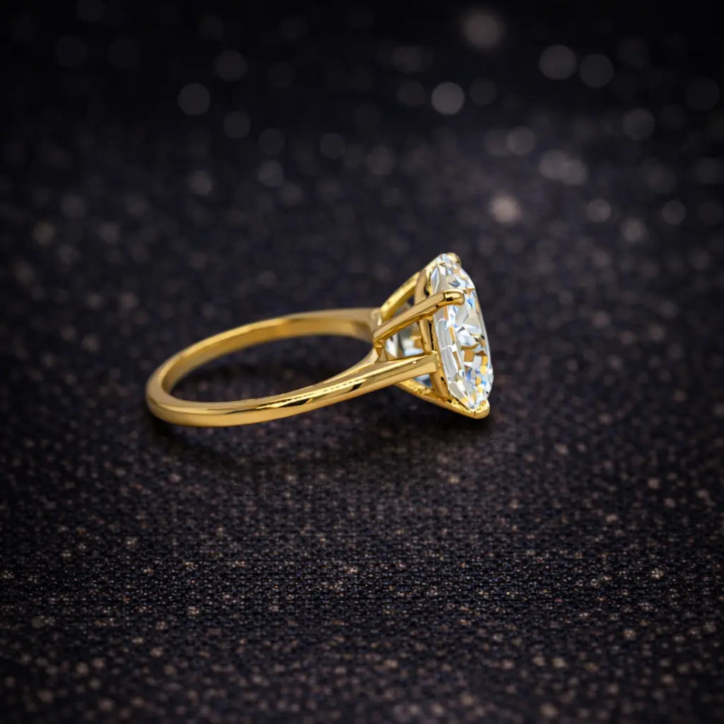 Ring 14 kt Gelbgold mit 3,00 ct Lab-Grown Diamant – D / VS2 – IGI zertifiziert Cheap.Diamonds
