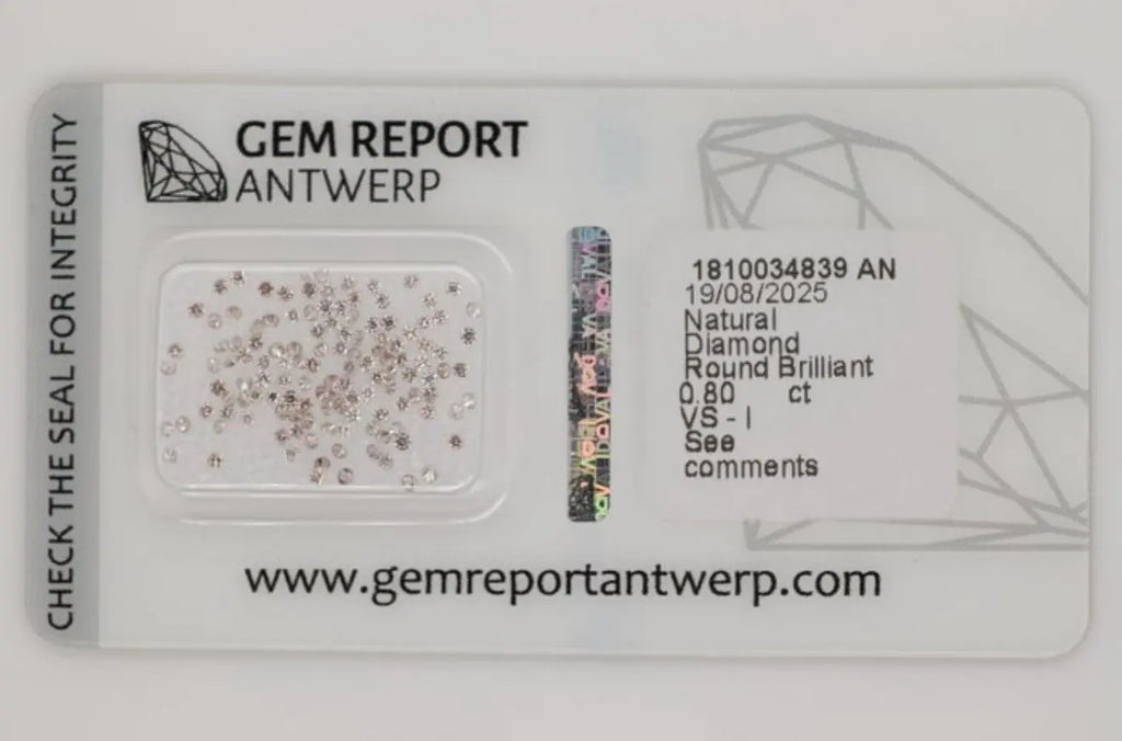 Natürliche Diamanten – 127 Stück | 0,80 ct Gesamtgewicht | Rund Brillant | GRA zertifiziert Cheap.Diamonds