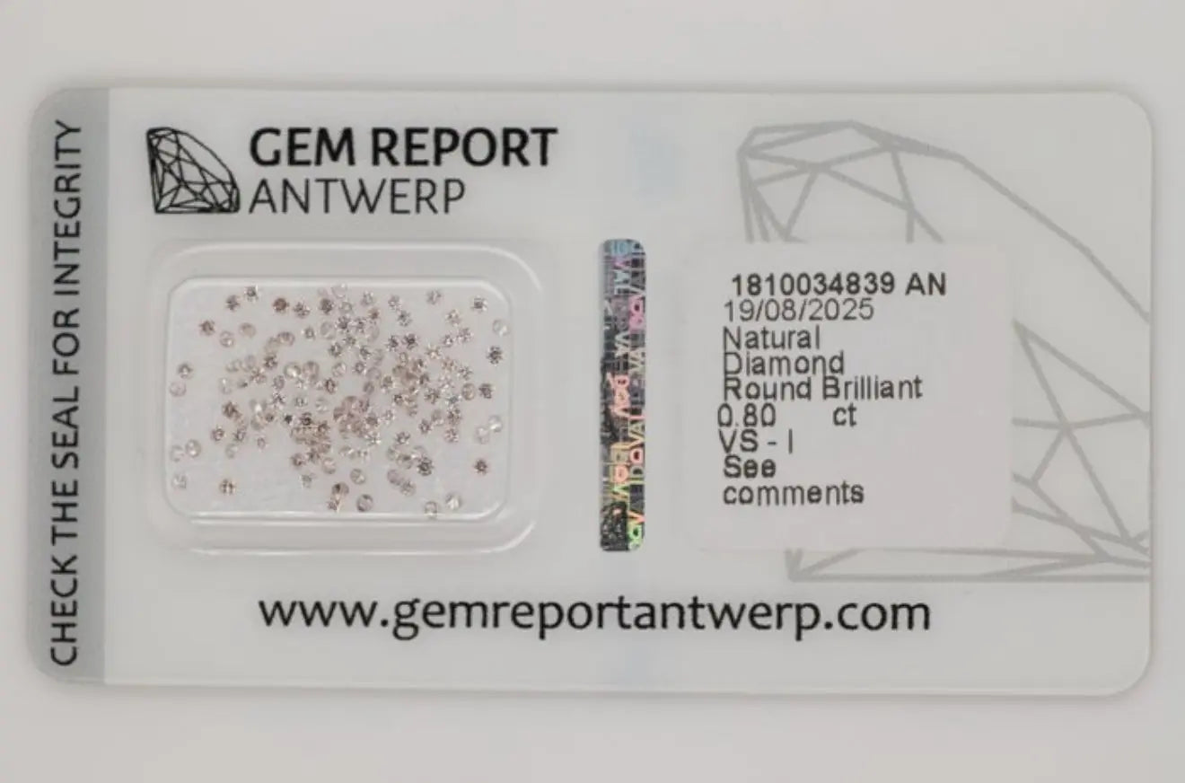 Natürliche Diamanten – 127 Stück | 0,80 ct Gesamtgewicht | Rund Brillant | GRA zertifiziert Cheap.Diamonds