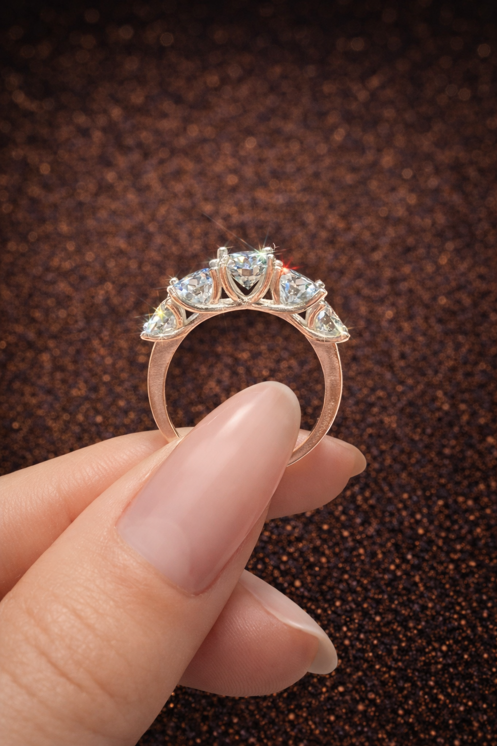 Moissanit Verlobungsring – D Farbe | VVS1 925 Sterling Silber | Mit GRA Zertifikat Papas.Diamonds.World