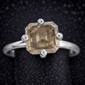 Exklusiver Damenring aus 14 kt Weißgold mit natürlichem Fancy-Farbdiamanten (2,22 ct) – IGI zertifiziert Cheap.Diamonds