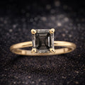Exklusiver Ring aus 14 kt Gelbgold mit natürlichem Fancy Deep Farbdiamanten (1,08 ct) – IGI zertifiziert Cheap.Diamonds