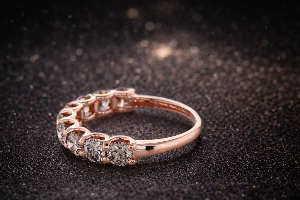 Ring aus 14 Karat Roségold mit 1,69 ct natürlichen Farbdiamanten – IGI zertifiziert Papas-Diamonds