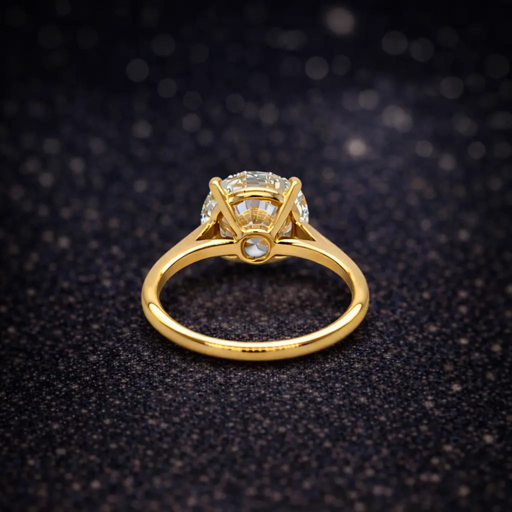 Ring 14 kt Gelbgold mit 3,00 ct Lab-Grown Diamant – D / VS2 – IGI zertifiziert Cheap.Diamonds