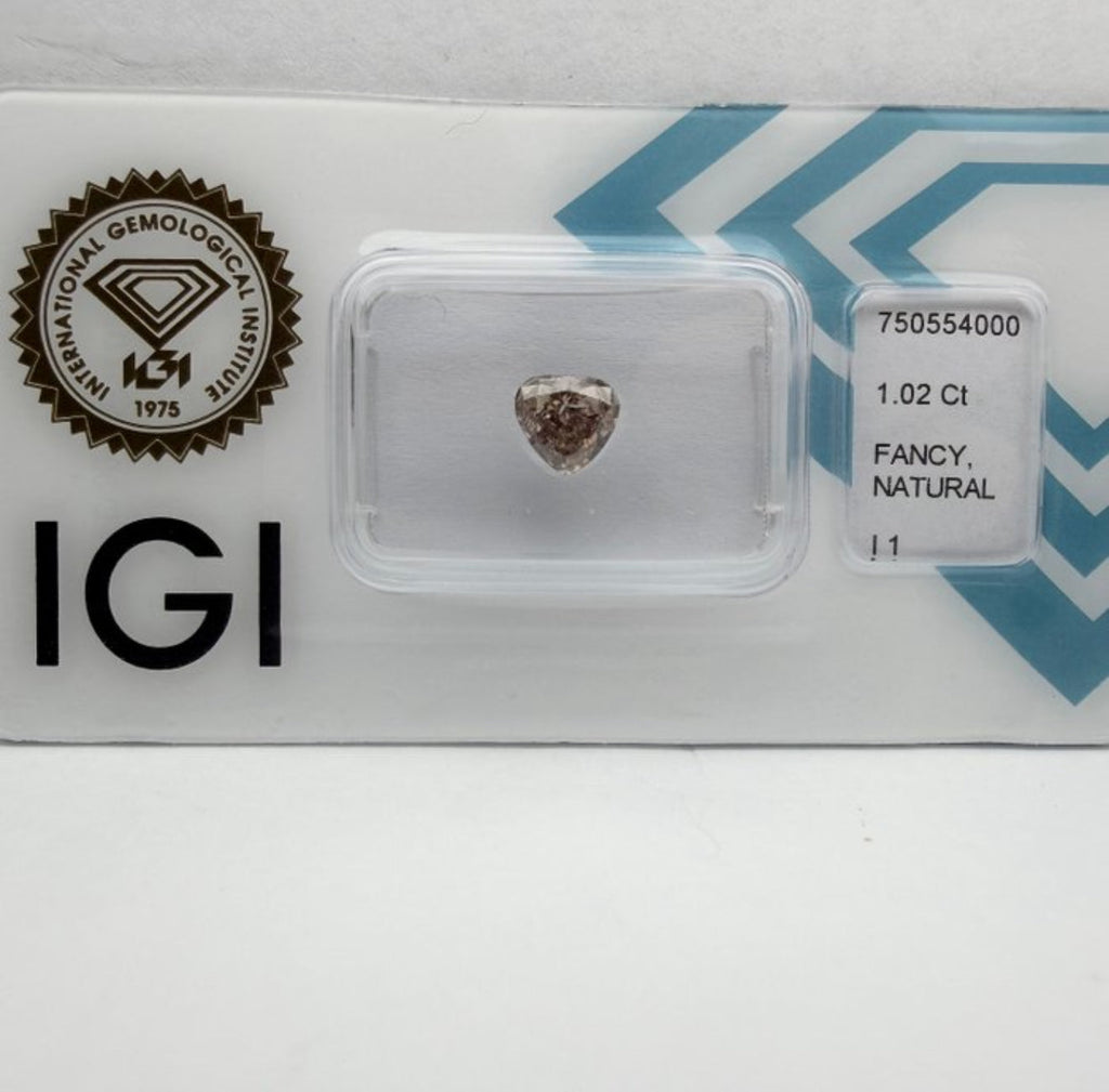 Natürlicher Fancy Farbdiamant – 1,02 ct – Birne – IGI zertifiziert Cheap.Diamonds