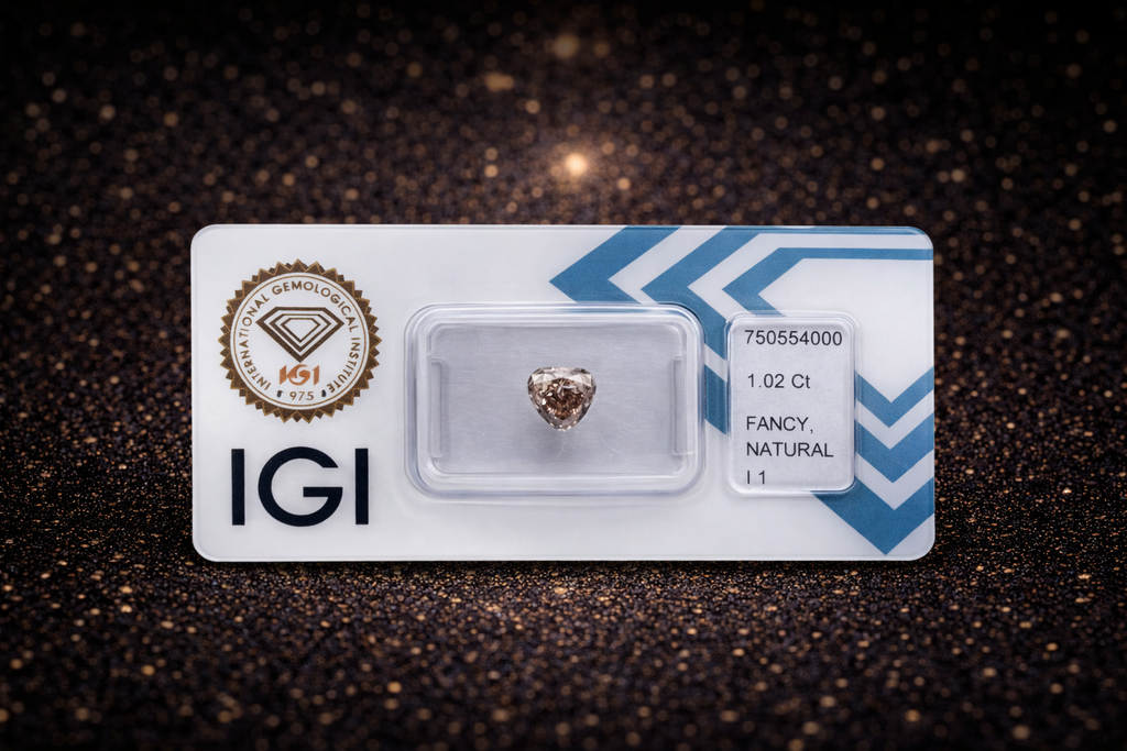 Natürlicher Fancy Farbdiamant – 1,02 ct – Birne – IGI zertifiziert Cheap.Diamonds