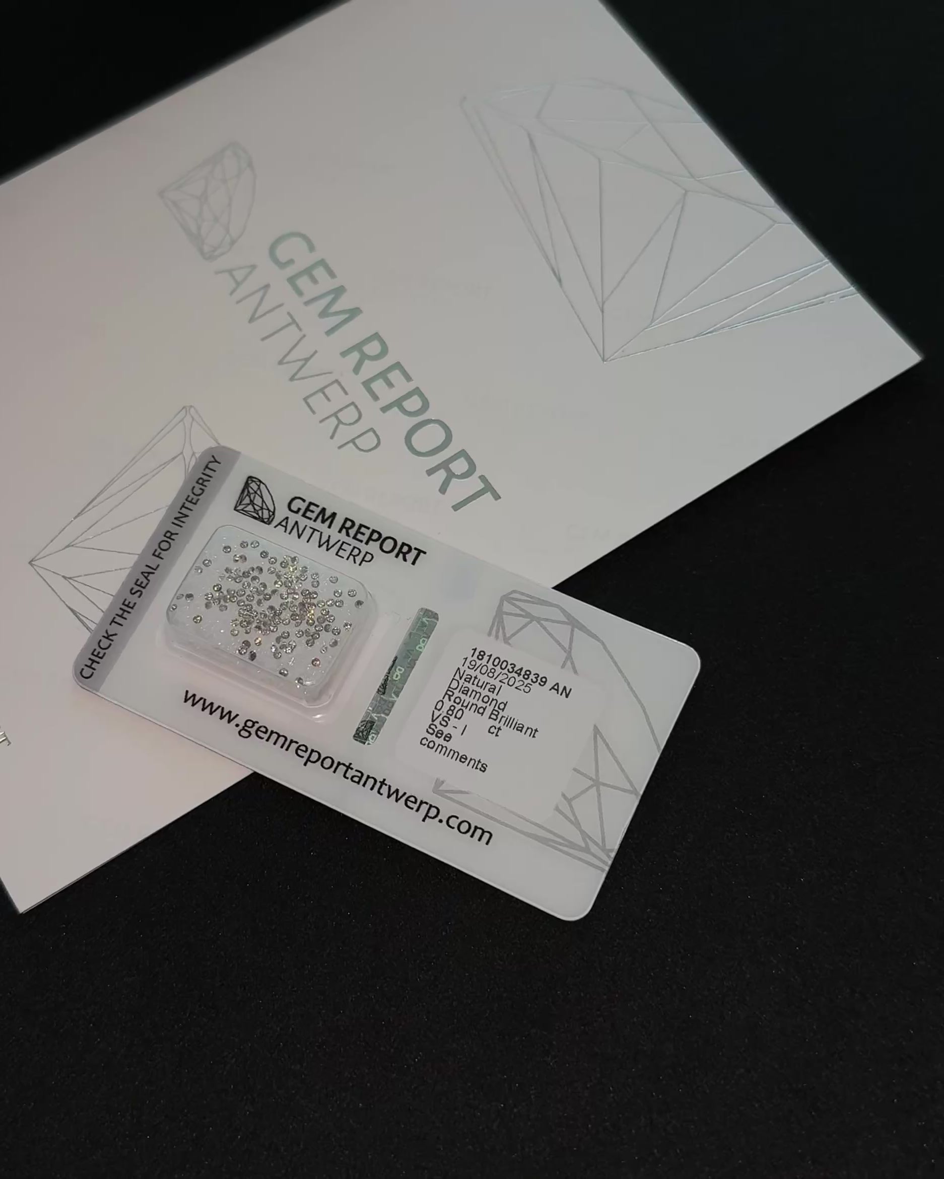 Natürliche Diamanten – 127 Stück | 0,80 ct Gesamtgewicht | Rund Brillant | GRA zertifiziert